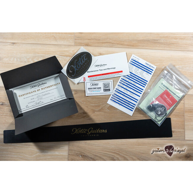 Xotic XTC-1 Custom Mahogany Humbucker T-Style w/ Ebony Fretboard – Dog Hair