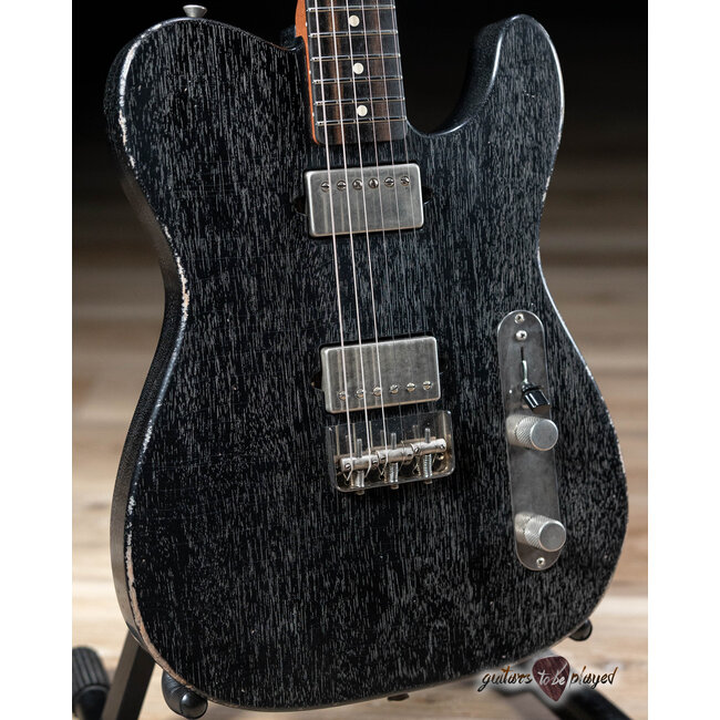 Xotic XTC-1 Custom Mahogany Humbucker T-Style w/ Ebony Fretboard – Dog Hair