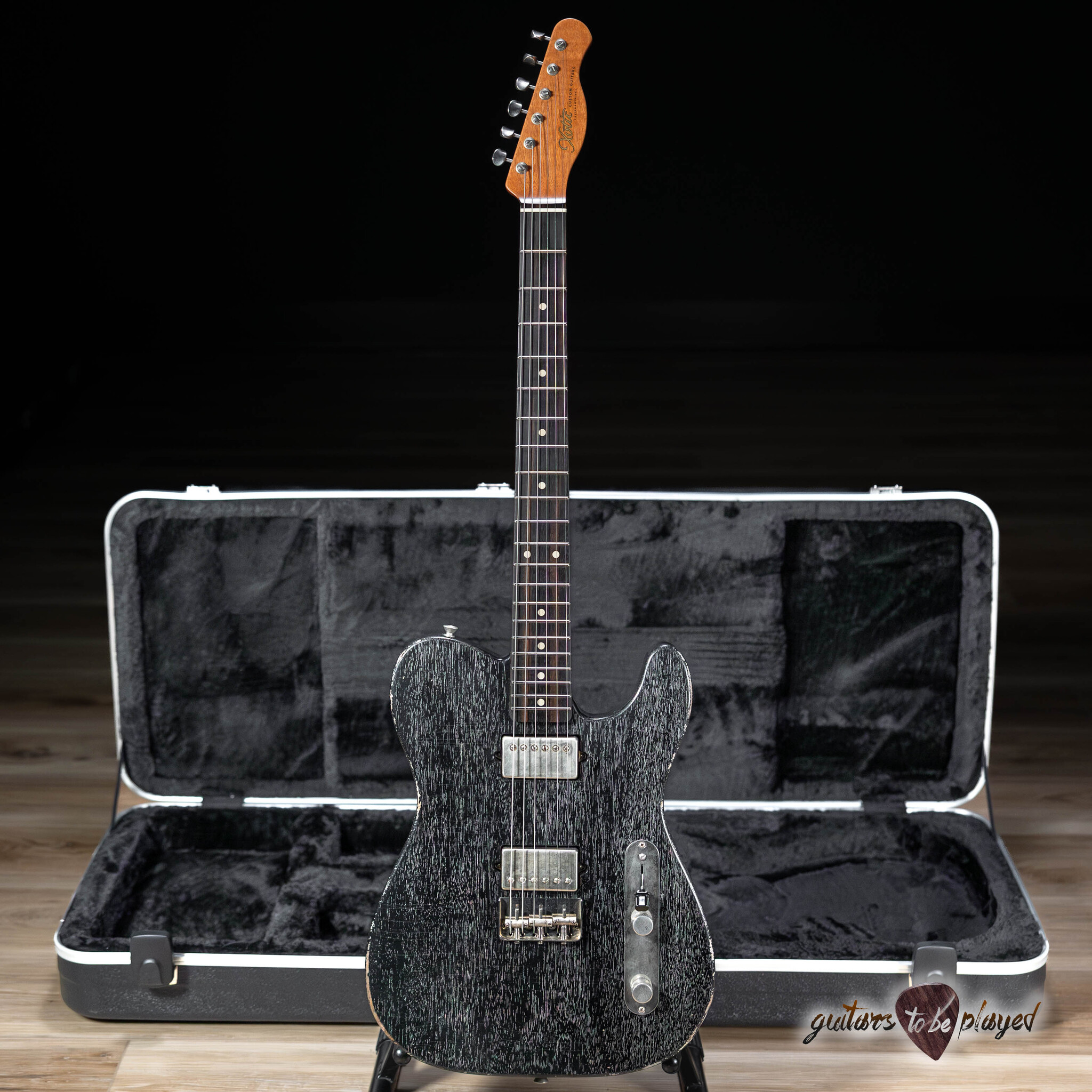 Xotic XTC-1 Custom Mahogany Humbucker T-Style w/ Ebony – Dog Hair