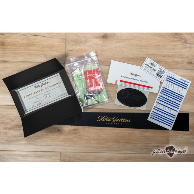 Xotic XTC-1 Swamp Ash T-Style w/ Roasted Flame Maple Neck – Butterscotch