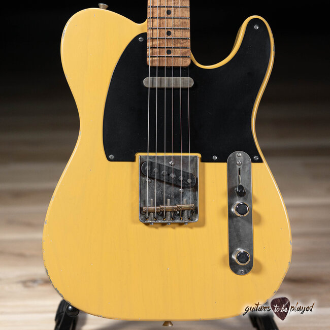 Xotic XTC-1 Swamp Ash T-Style w/ Roasted Flame Maple Neck – Butterscotch