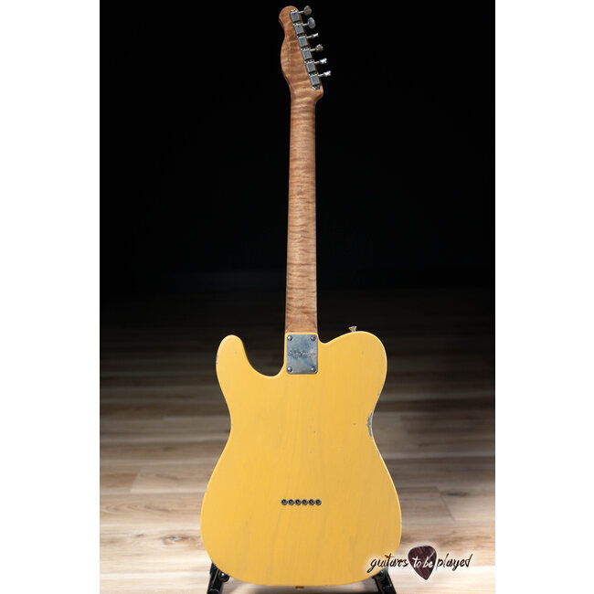 Xotic XTC-1 Swamp Ash T-Style w/ Roasted Flame Maple Neck – Butterscotch
