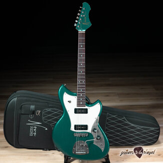 Novo Novo Nucleus Serus J Guitar w/ Fralin P-90s – Ocean Turquoise