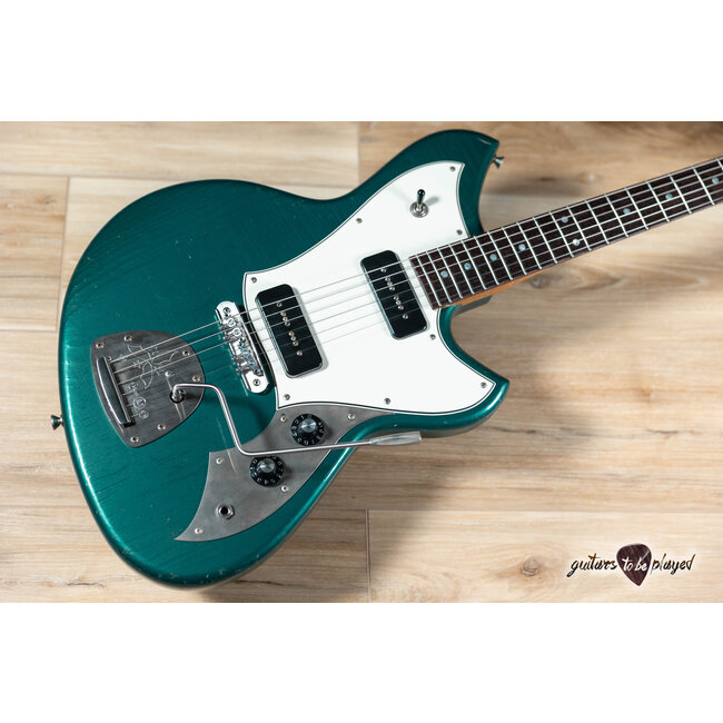 Novo Nucleus Serus J Guitar w/ Fralin P-90s – Ocean Turquoise