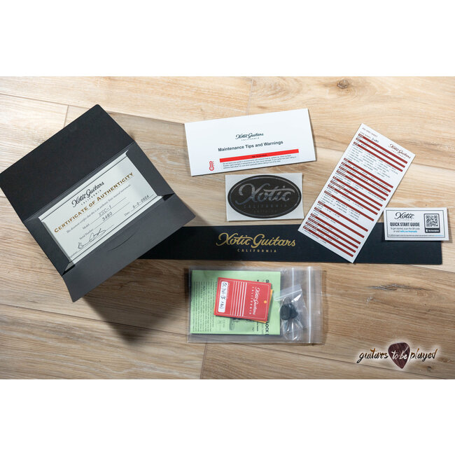 Xotic XSC-1 Alder S-Style w/ Roasted Flame Maple Neck – 2-Tone Burst