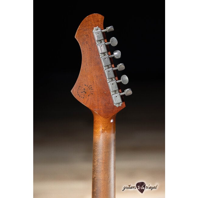 Novo Nucleus Solus F2 Guitar w/ Fralin P-90 & High Output T – Nicotine Blonde