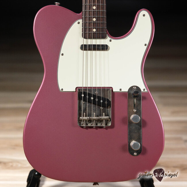 Xotic XTC-1 Alder T-Style w/ Roasted Flame Maple Neck & Rosewood – Burgundy Mist