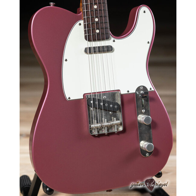 Xotic XTC-1 Alder T-Style w/ Roasted Flame Maple Neck & Rosewood – Burgundy Mist