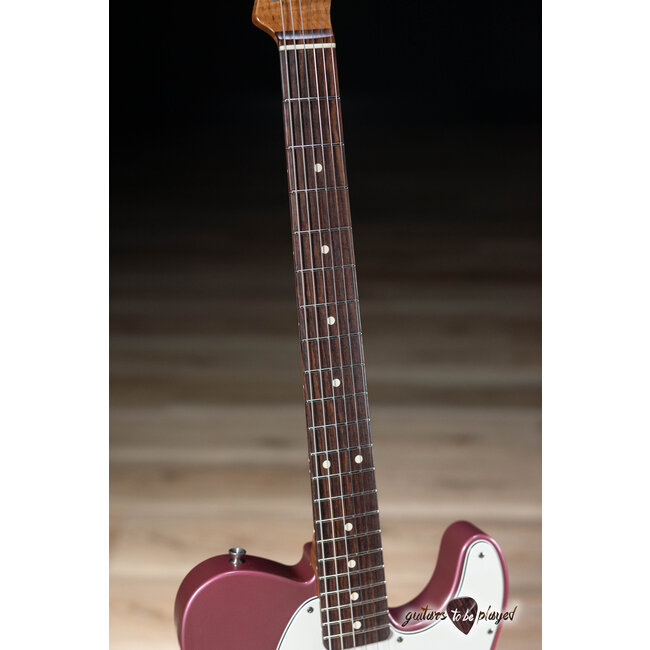 Xotic XTC-1 Alder T-Style w/ Roasted Flame Maple Neck & Rosewood – Burgundy Mist