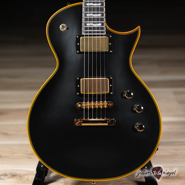 ESP E-II Eclipse DB EMG Electric Guitar w/ Case – Vintage Black (B-stock)