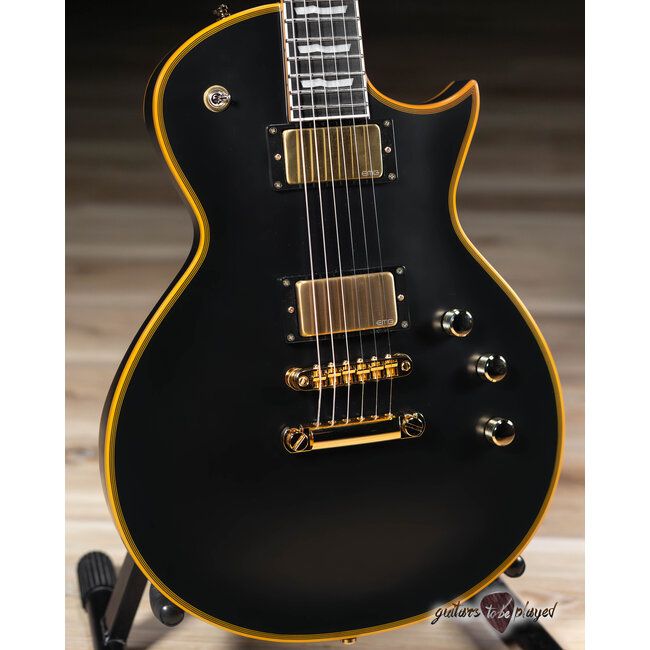ESP E-II Eclipse DB EMG Electric Guitar w/ Case – Vintage Black (B-stock)