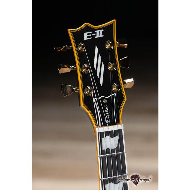 ESP E-II Eclipse DB EMG Electric Guitar w/ Case – Vintage Black (B-stock)