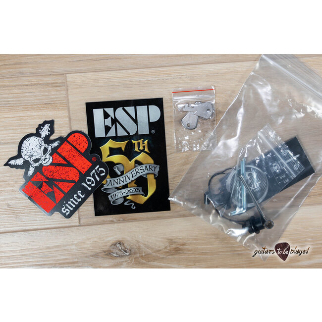 ESP E-II Eclipse FR Floyd Rose Guitar w/ Case – Charcoal Burst (B-stock)