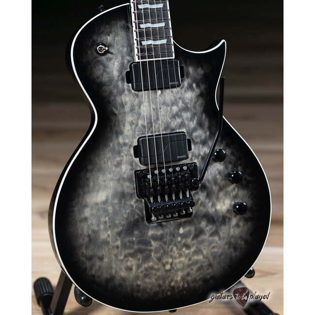 ESP E-II Eclipse FR Floyd Rose Guitar w/ Case – Charcoal Burst (B-stock)