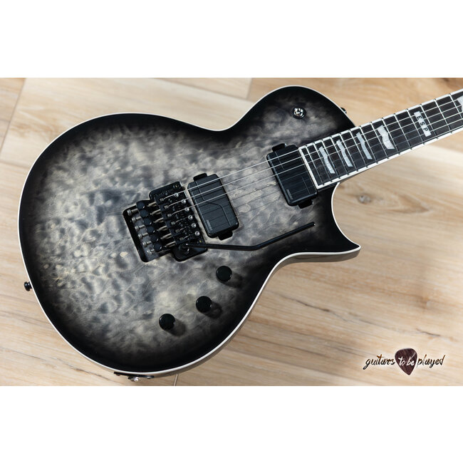 ESP E-II Eclipse FR Floyd Rose Guitar w/ Case – Charcoal Burst (B-stock)