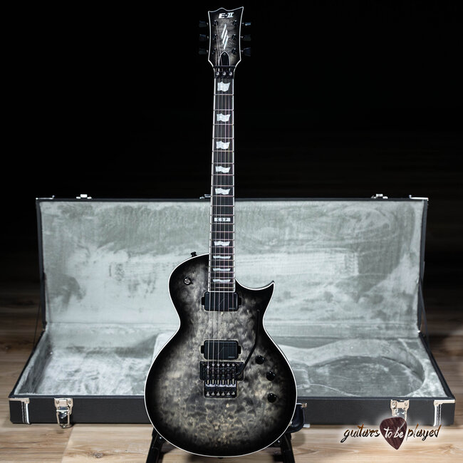 ESP E-II Eclipse FR Floyd Rose Guitar w/ Case – Charcoal Burst (B-stock)