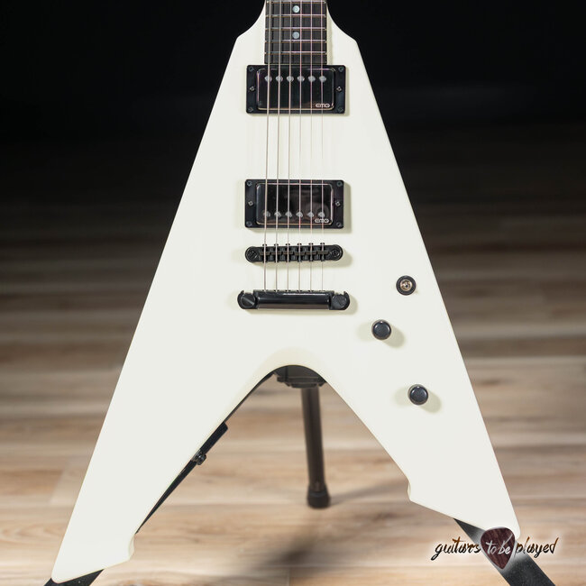 ESP Vulture James Hetfield Signature Custom Shop Guitar w/ Case – Olympic White
