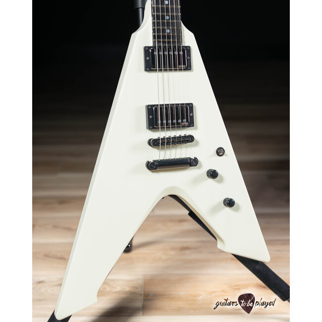 ESP Vulture James Hetfield Signature Custom Shop Guitar w/ Case – Olympic White