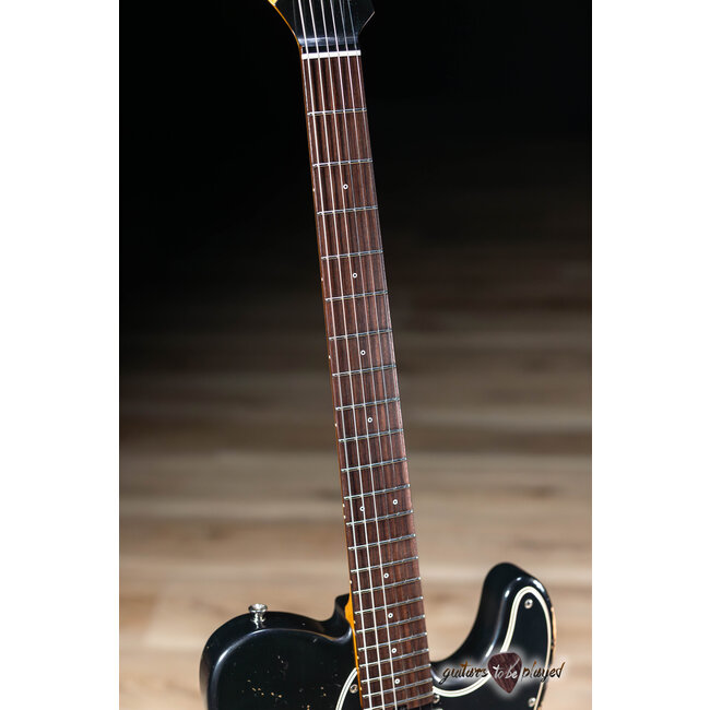 Shabat Lion Special HB Alder Body  25.5 Reverse Headstock - Black