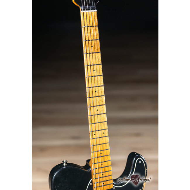 Shabat Lion Standard Pine Body T-Style w/ Maple Neck & Lollar Specials – Black