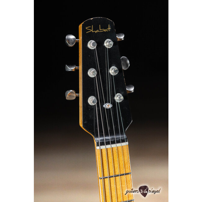 Shabat Lion Standard Pine Body T-Style w/ Maple Neck & Lollar Specials – Black