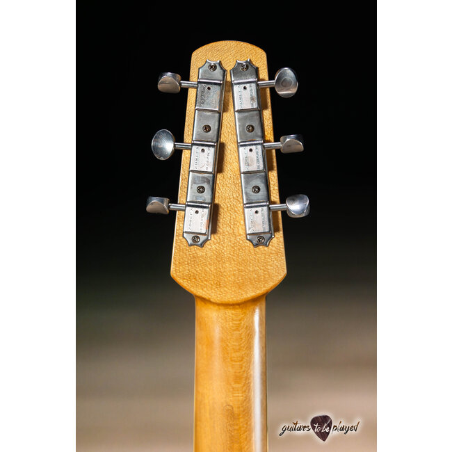 Shabat Lion Standard Pine Body T-Style w/ Maple Neck & Lollar Specials – Black