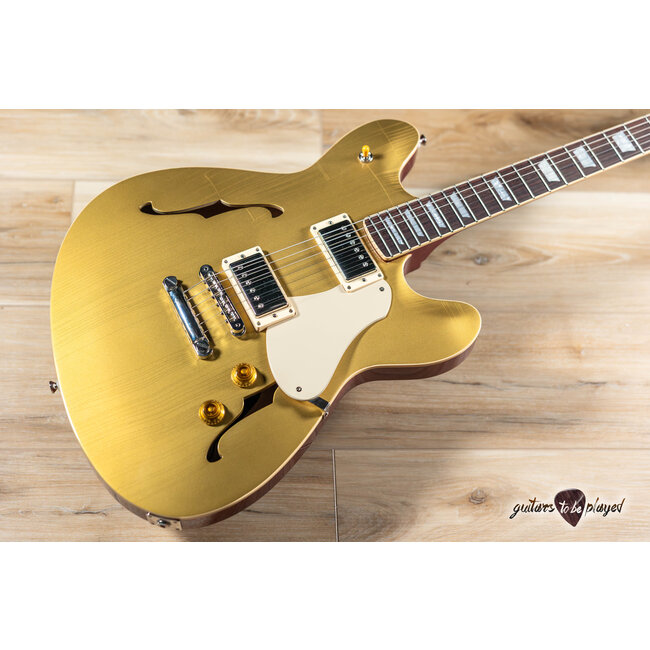 Fano GF6 Alt de Facto Set Neck Guitar w/ Lollar Low Wind Imperials – Gold Top
