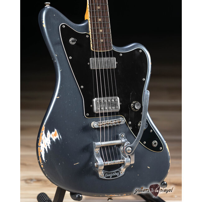Fano JM6 Alt de Facto Lollar Mini HB & LollarTron w/ Bigsby – Charcoal Frost