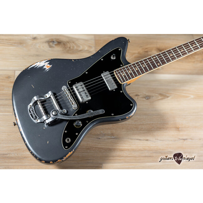 Fano JM6 Alt de Facto Lollar Mini HB & LollarTron w/ Bigsby – Charcoal Frost