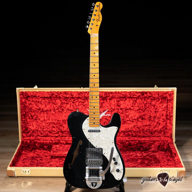 2022 Fender Custom Shop '68 Thinline Telecaster Journeyman w/ Case - Ebony