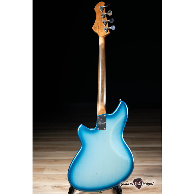 Novo Nucleus Ivorus 32” Scale Bass Guitar w/ Lollar Pickups  – Lake Sonic Burst