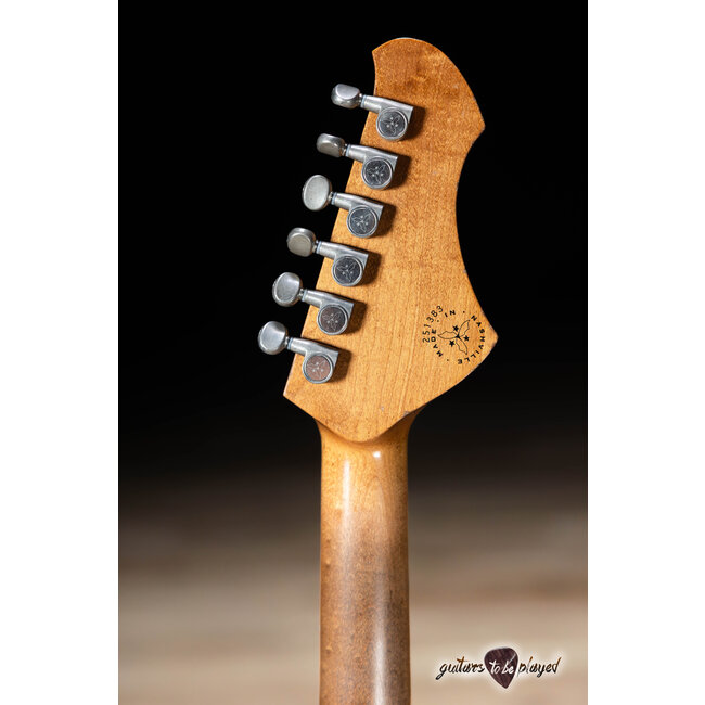 Novo Custom Serus J Left-Handed Guitar w/ Fralin P-90s – 3-Tone Burst