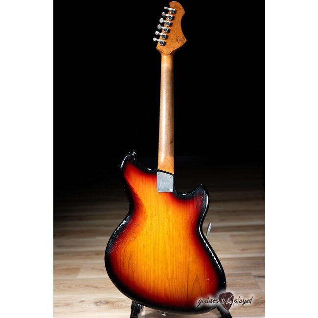 Novo Custom Serus J Left-Handed Guitar w/ Fralin P-90s – 3-Tone Burst