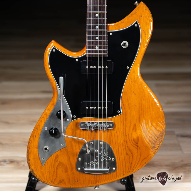 Novo Custom Serus J Left-Handed Guitar w/ Fralin P-90s – Amber