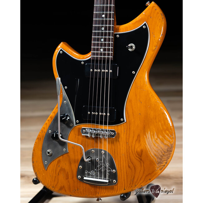 Novo Custom Serus J Left-Handed Guitar w/ Fralin P-90s – Amber