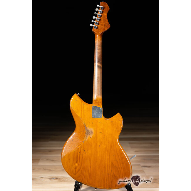 Novo Custom Serus J Left-Handed Guitar w/ Fralin P-90s – Amber