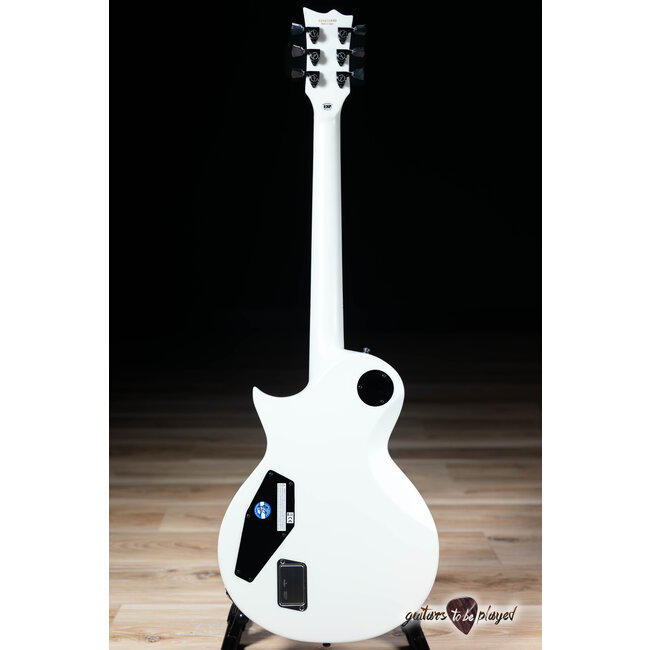 ESP E-II Eclipse EMG Electric Guitar w/ Case – Snow White Satin