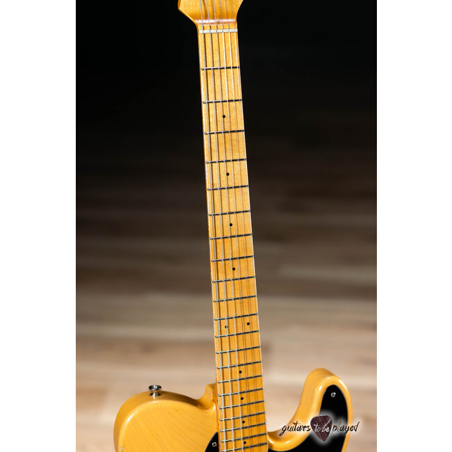 Shabat Lion Standard 1-pc Swamp Ash & Maple w/ Lollar Vintage T’s – Butterscotch