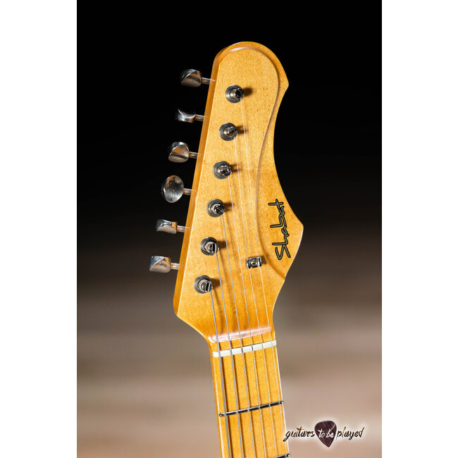 Shabat Lion Standard 1pc Swamp Ash & Maple Snakehead w/ Vintage T’s–Butterscotch