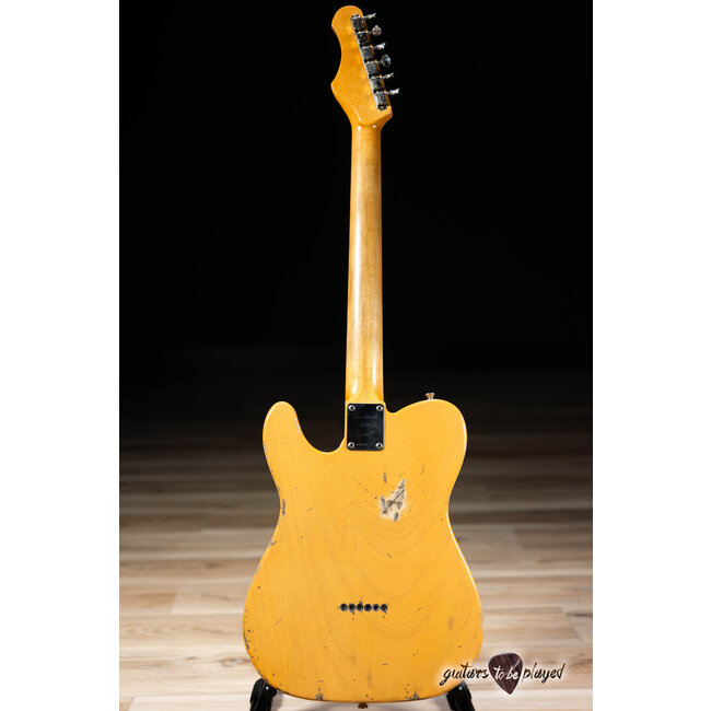 Shabat Lion Standard 1pc Swamp Ash & Maple Snakehead w/ Vintage T’s–Butterscotch