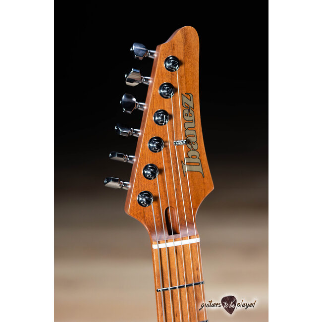 Ibanez AZ2402 Prestige HH Roasted Maple Neck w/ Case – Apple Green Metallic