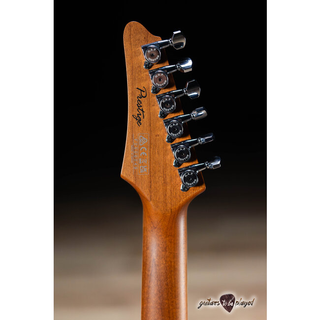 Ibanez AZ2402 Prestige HH Roasted Maple Neck Guitar w/ Case – Apple Green Metallic