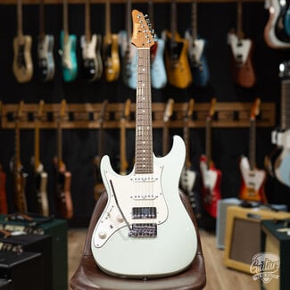 Ibanez Guitars Ibanez AZ2204NWL Prestige HSS Left-Handed Guitar w/ Case – Mint Green (B-stock)