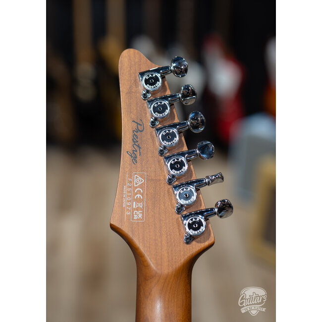 Ibanez AZ2204N Prestige HSS Guitar w/ Case – Ivy Green Metallic Flat (Demo)