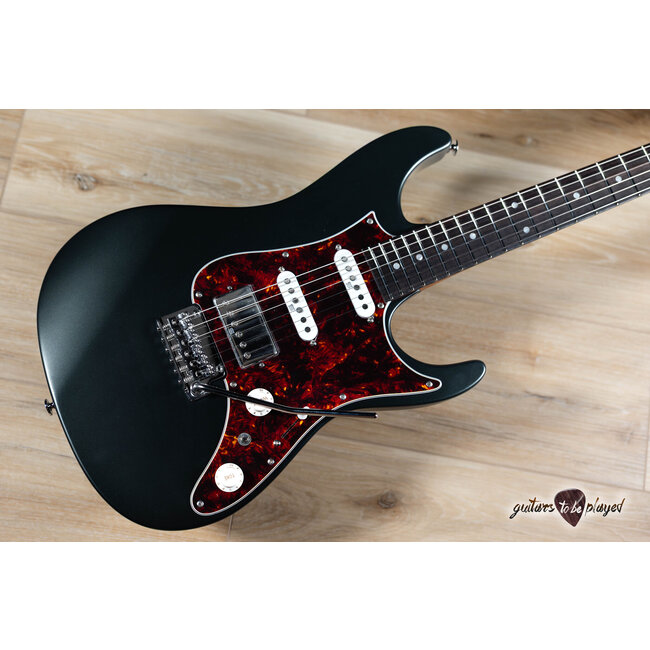 Ibanez AZ2204N Prestige HSS Guitar w/ Case – Ivy Green Metallic Flat