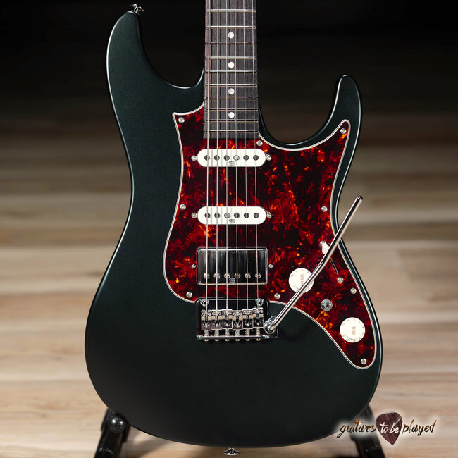 Ibanez AZ2204N Prestige HSS Guitar w/ Case – Ivy Green Metallic Flat