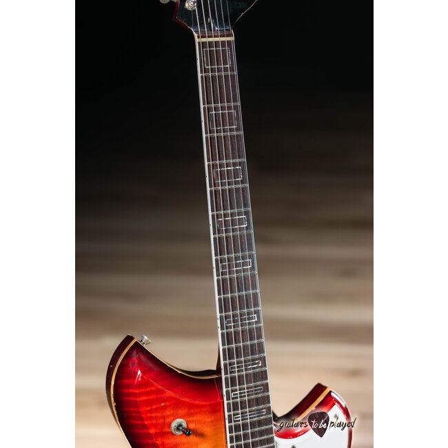 Novo Dealer Limited Serus P2 Chambered Guitar w/ Ellisonic P-90s – Bonfire