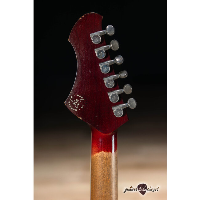 Novo Dealer Limited Serus P2 Chambered Guitar w/ Ellisonic P-90s – Bonfire