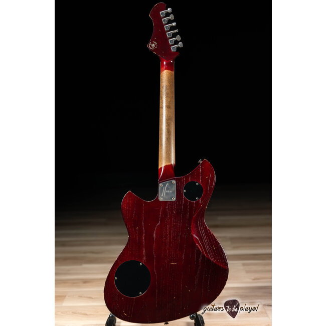 Novo Dealer Limited Serus P2 Chambered Guitar w/ Ellisonic P-90s – Bonfire