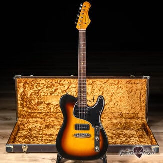 Shabat Guitars Shabat Lion Special Mahogany 24.75" Scale P-90 Guitar – Tobacco Burst